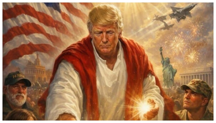 Trump Deletes AI Image