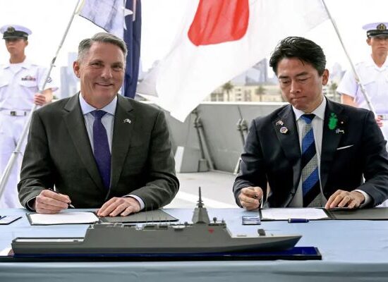 Australia Japan warship deal