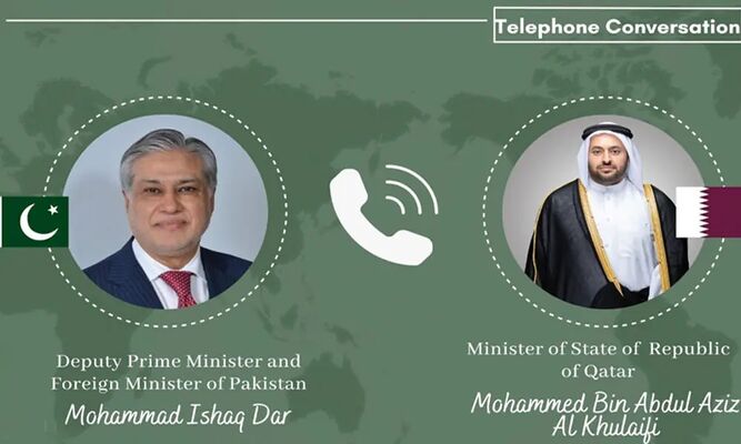 پاکستان کی سعودی عرب اور قطر سے علاقائی امور پر بات چیت