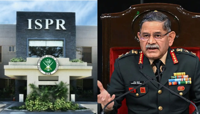 بھارتی آرمی چیف کے بیان پر آئی ایس پی آر کا سخت ردعمل