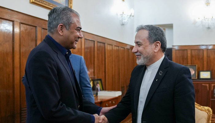 Mohsin Naqvi Abbas Araghchi meeting
