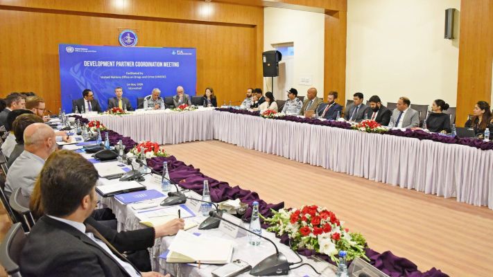 DG FIA Dr. Usman Anwar and UNODC’s Troels Vester Lead High-Level Coordination Meeting