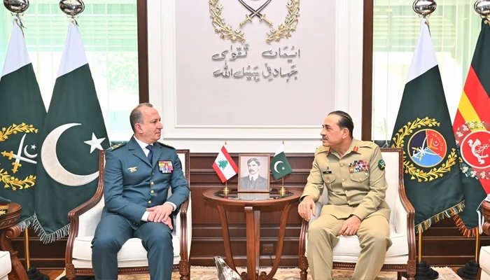 Lebanese Commander Chief meets Field Marshal Asim Munir