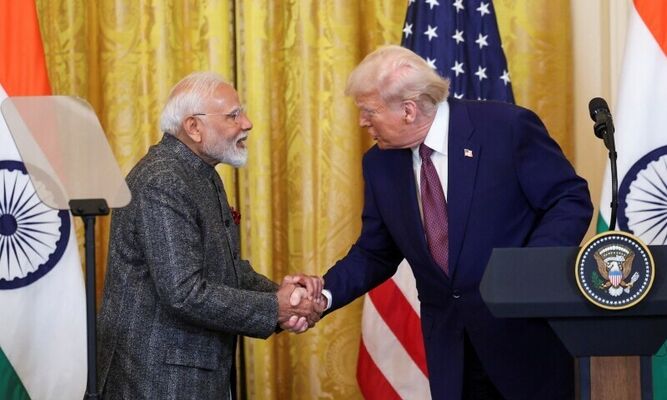 Modi Trump meeting