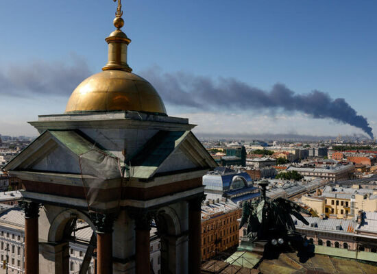 Ukraine drone strikes St. Petersburg