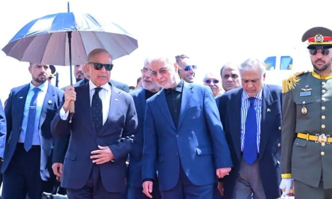 PM Shehbaz Arrives in Tehran for Ayatollah Khamenei’s Funeral