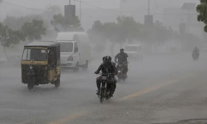 PMD nationwide rain forecast