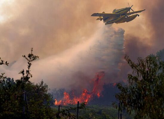 France Spain wildfires