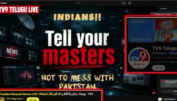 Indian news channels hacked
