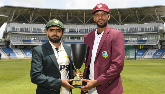 Pakistan, West Indies unveil Test series trophy