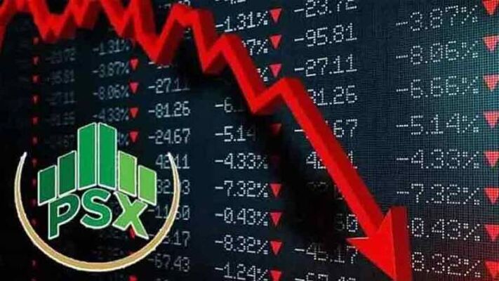 پاکستان سٹاک مارکیٹ میں مندی، ہنڈرڈ انڈیکس 495 پوائنٹس کمی کے ساتھ بند