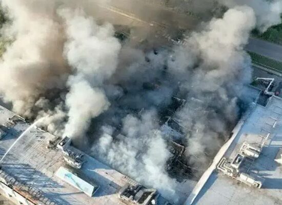 Ukrainian drone attack