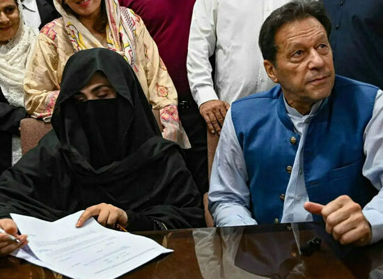 Imran Khan and Bushra Bibi