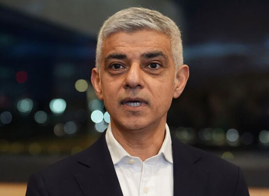 London Mayor Sadiq Khan