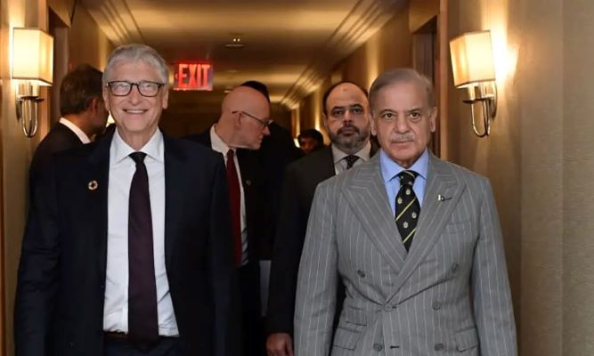 وزیراعظم شہباز شریف اور بل گیٹس میں زرعی ٹیکنالوجی، اے آئی پر تعاون