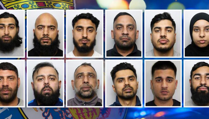 برطانیہ میں منشیات اور منی لانڈرنگ گینگ کے 12 ارکان کو 100 سال سے زائد قید