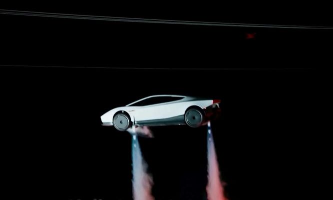 Tesla flying car