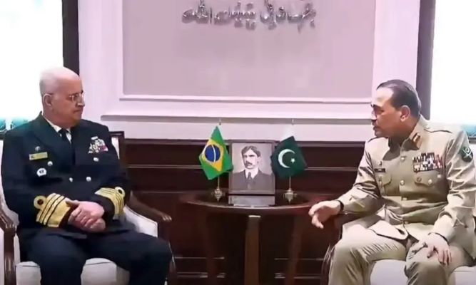 Pakistan and Brazil agree to strengthen military cooperation