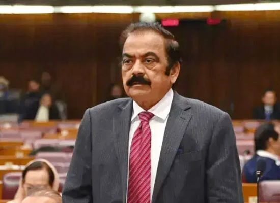 Rana Sanaullah on terrorism talks